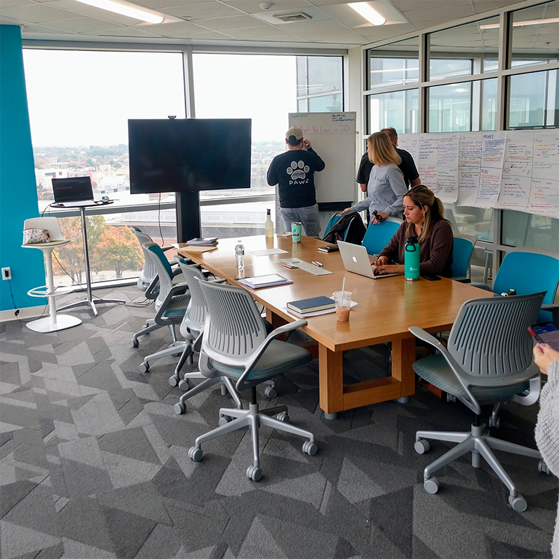 People Sitting in a Meeting Room