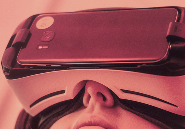 Girl Using Virtual Reality